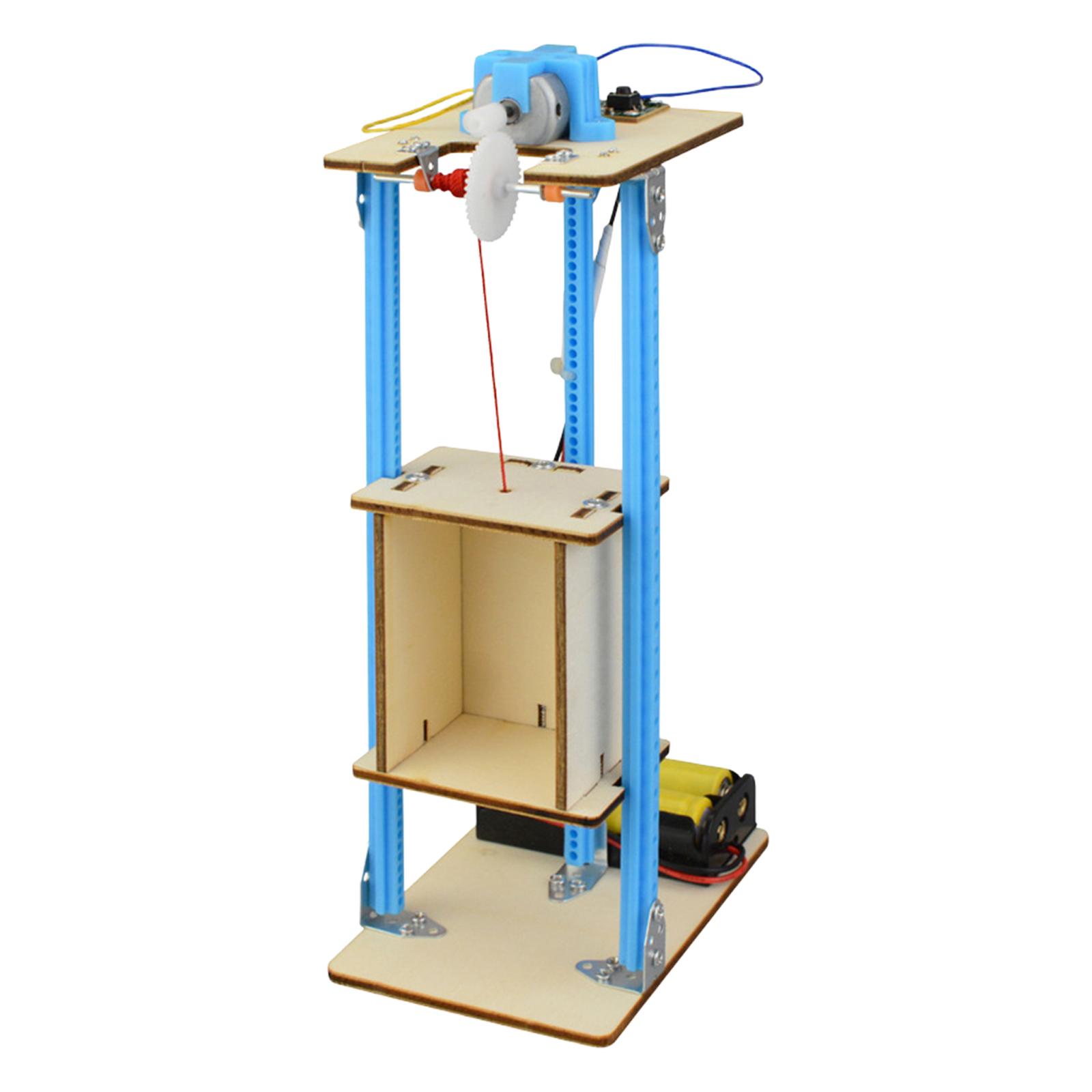 DIY Wooden Elevator Toy Model  - Stem Robotics Kit 评论和价格