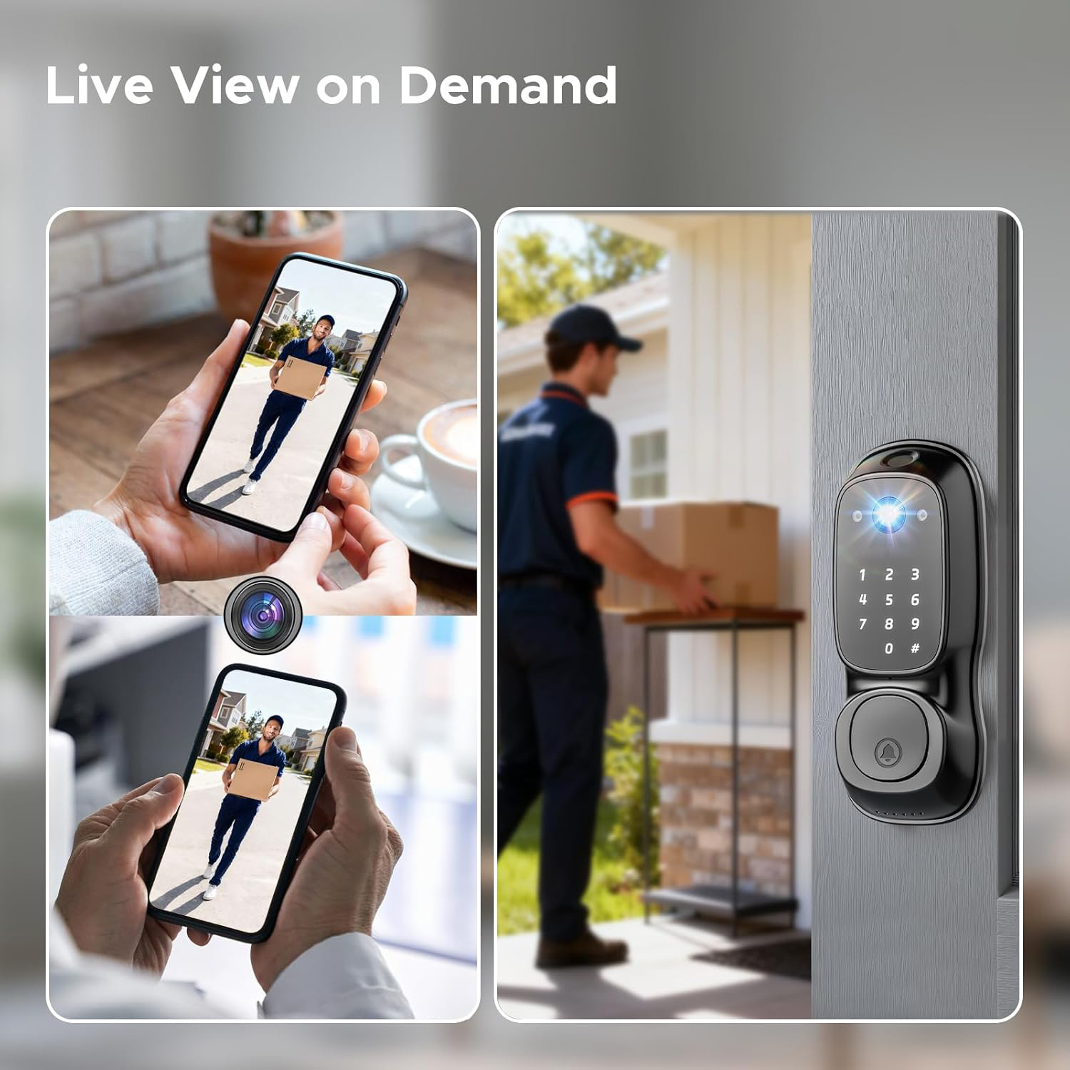 Tuya Wifi Smart Door Lock ‎Cam - Smart Door Lock Wifi 评论和价格