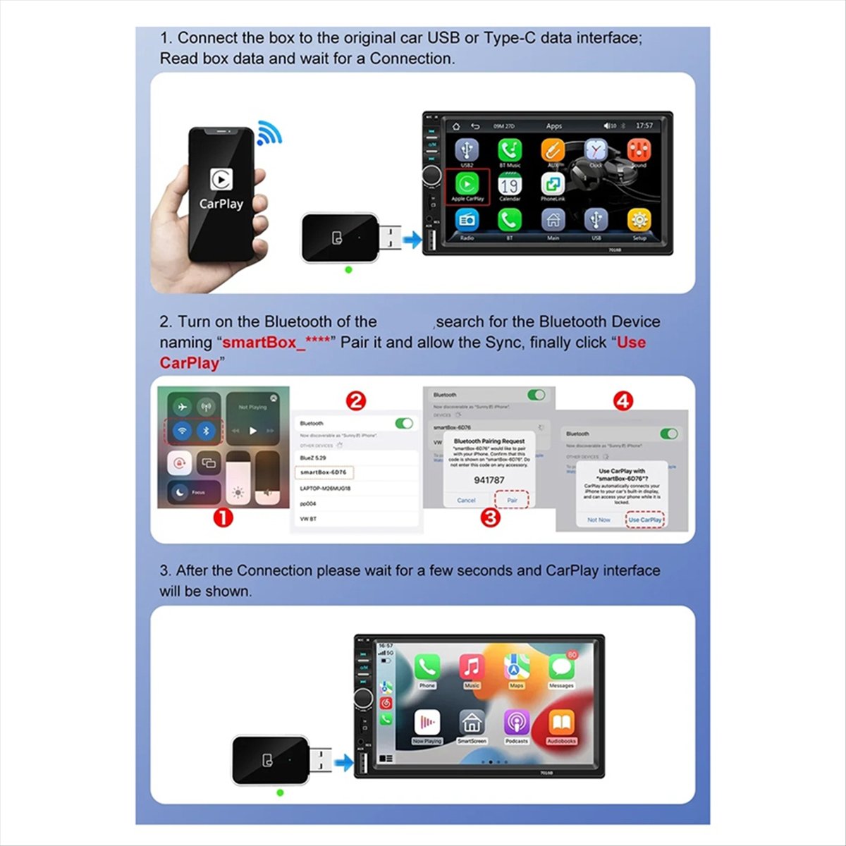 Fits for Wireless CarPlay Andr - Wifi Smart Plug 评论和价格