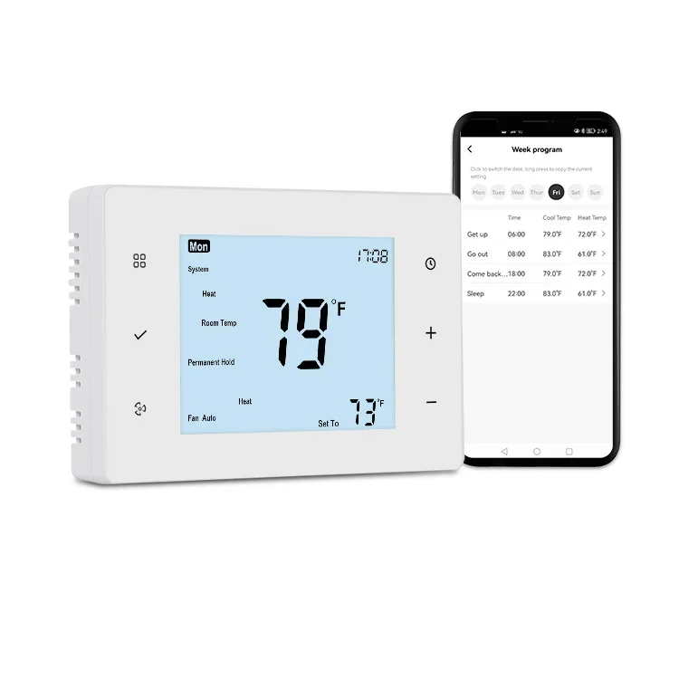 New Weekly Programmable Digita - Wifi Thermostat 评论和价格