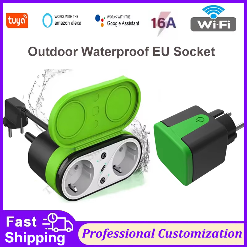 Tuya EU 16A Wifi Smart Outdoor - Wifi Smart Plug 评论和价格