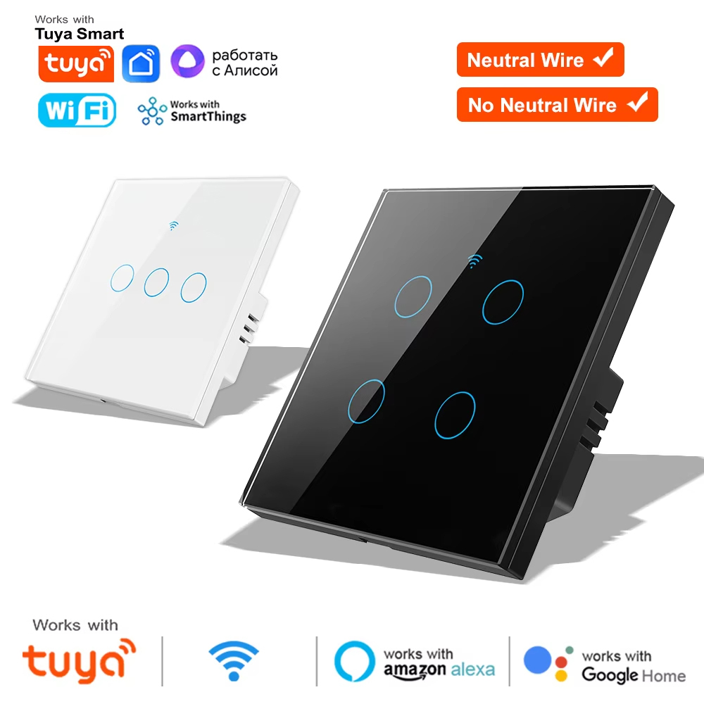 WiFi RF 433mhz Touch Wall Ligh - Smart Light Switch Wifi 评论和价格