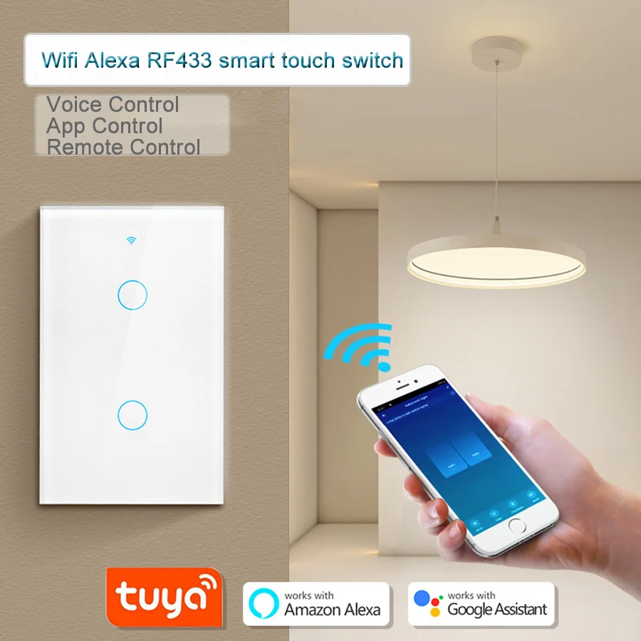 Tuya WiFi Smart Switch Works W - Smart Light Switch Wifi 评论和价格