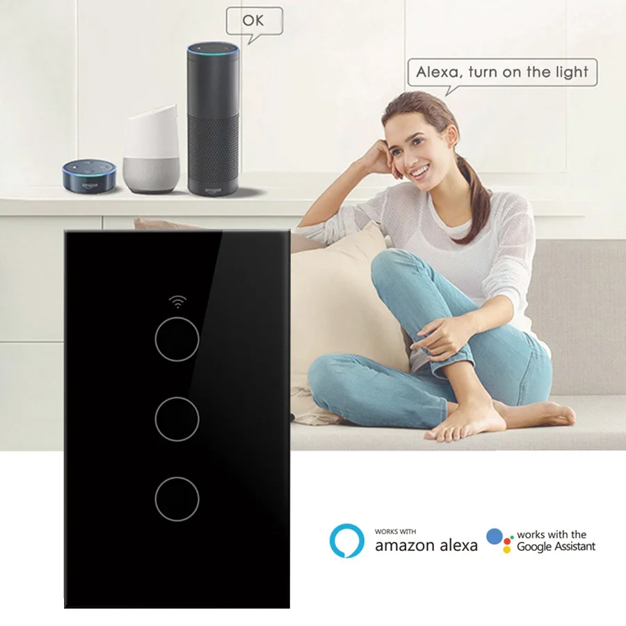 Tuya WiFi Smart Switch Works W - Smart Light Switch Wifi 评论和价格