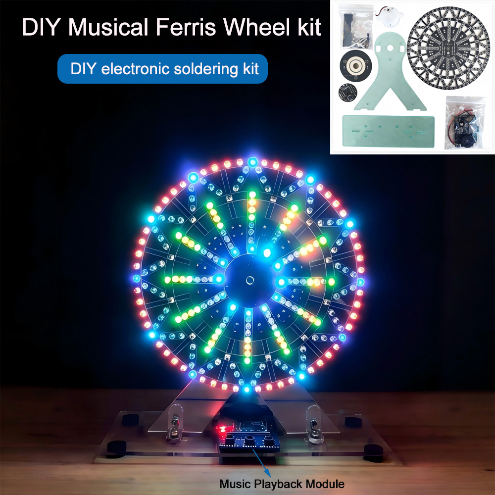 Diy electronic kits LED-Lit Mu - Electronics Project Kit 评论和价格