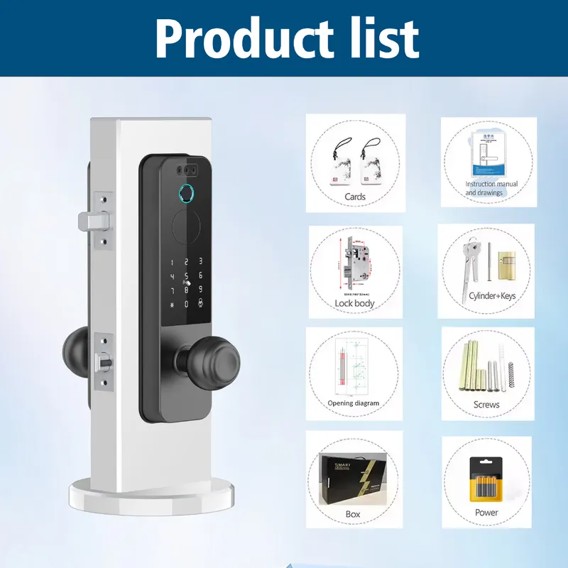Cross-border Wooden Door Lock  - Smart Door Lock Wifi 评论和价格