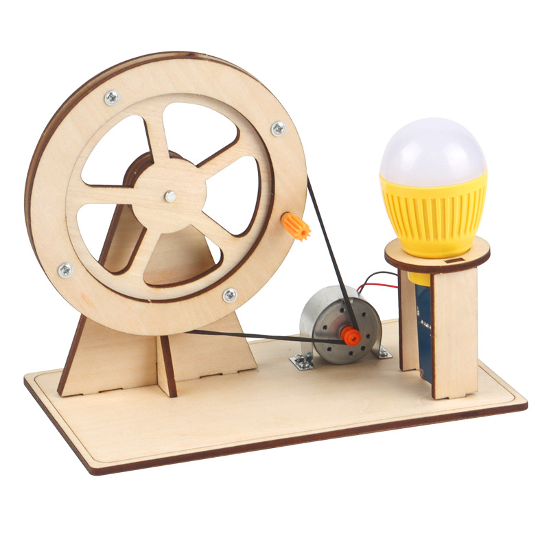 Wooden Hand Generator Kids Sci - Stem Robotics Kit 评论和价格
