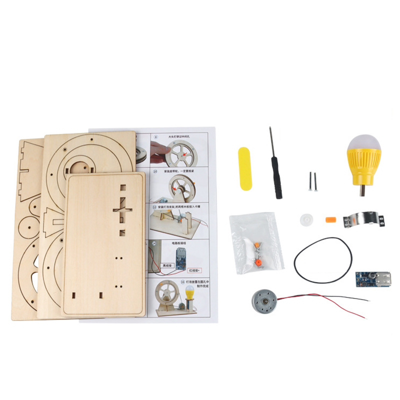 Wooden Hand Generator Kids Sci - Stem Robotics Kit 评论和价格