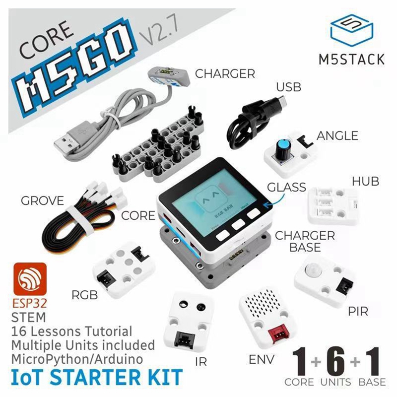 M5GO IoT Kit V2.7 IoT Beginner - Iot Kit Beginner 评论和价格