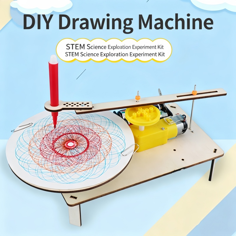 1-3Pcs DIY Wooden Electric Plo - Stem Robotics Kit 评论和价格
