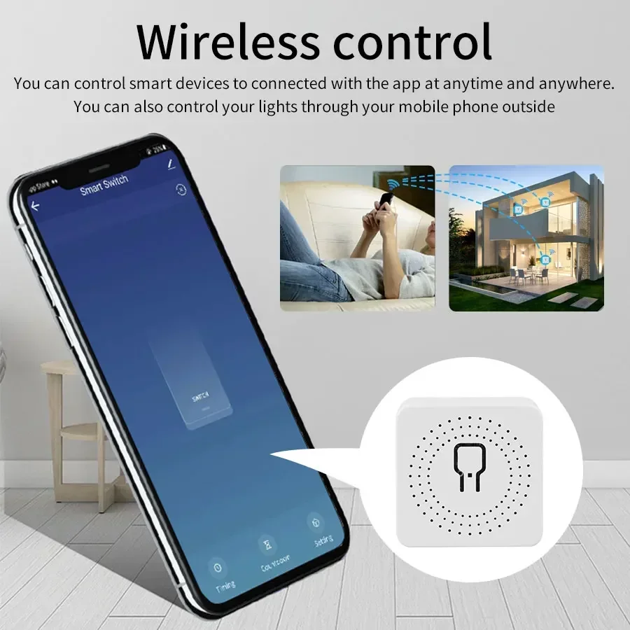 16A 20A Smart WiFi Wireless Li - Smart Light Switch Wifi 评论和价格
