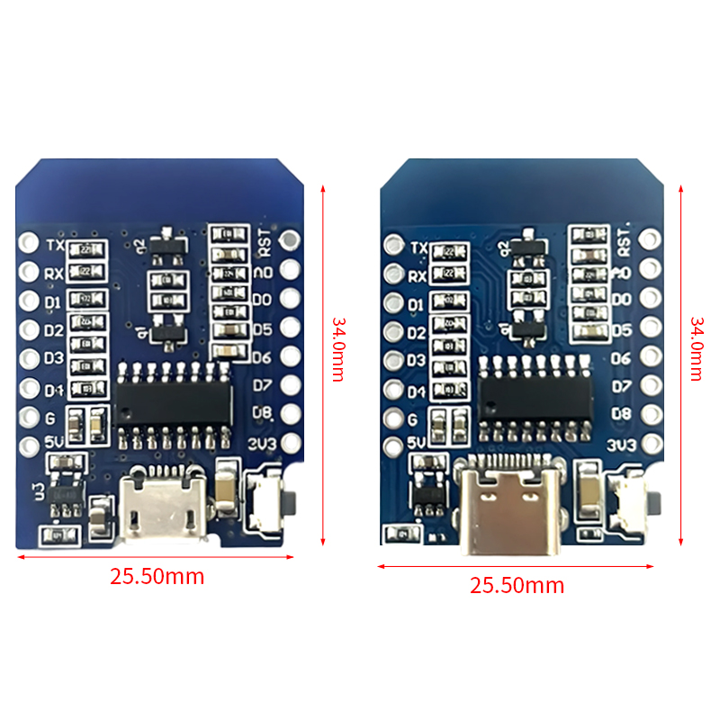 XCW WeMos D1 Mini TYPE-C/Micro - Esp8266 Relay Module 评论和价格