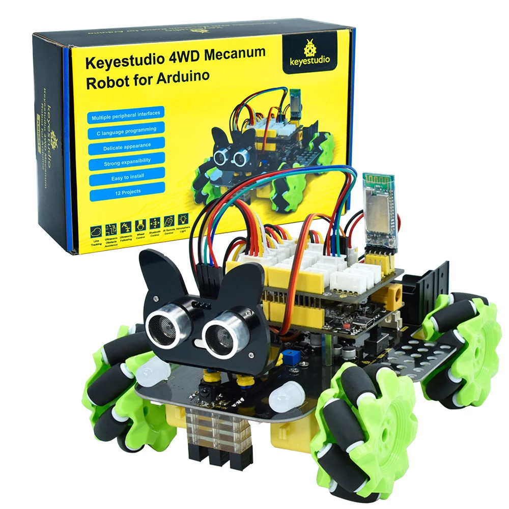 Keyestudio Mecanum 4WD  Robot  - Esp32 Smart Home Kit 评论和价格